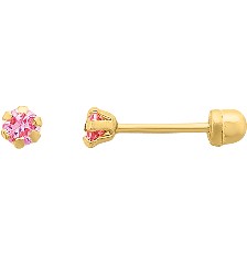 [KDGBQ.439] BROQUEL CIRC.2.25MM ROSA 10K - KDGBQ.439