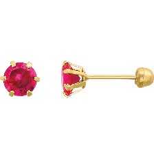 BROQUEL 4MM COLOR RUBI 10K - KDGBQ.443