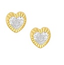 BROQUEL CORAZÓN BISEL DIAMANTADA 4 10K - KDGBQ.462