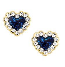 [KDGBQ.494] BROQUEL CORAZON AZUL 10K - KDGBQ.494