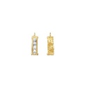HUGGIE DIAMANTADA "V" 10K - KDGE.604
