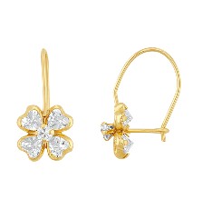 [KDGE.679] ARETE TREBOL CIRCONIA 10K - KDGE.679