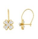 ARETE TREBOL CIRCONIA 10K    KDGE.679