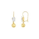 ARETE BOLA COLGANTE 10K - KDGE.682