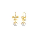 ARETE FLOR MOÑO PERLA 10K - KDGE.687