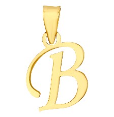 DIJE MINI INICIAL LISA B 10K - KDGD.699