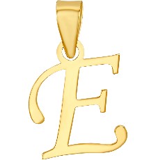 DIJE MINI INICIAL LISA E 10K - KDGD.702