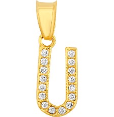 DIJE INICIAL CIRCONIAS U 10K - KDGD.741