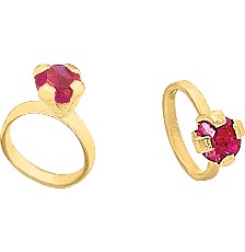 DIJE ANILLITO RUBI 2MM 10K - KDGD.746