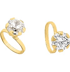 DIJE ANILLITO CIRCONIA 3MM 10K - KDGD.747