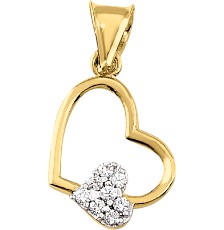 [KDGD.761] DIJE DOBLE CORAZÓN 10K - KDGD.761