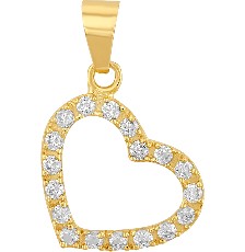 DIJE CORAZON FIGURA CIRCS 10K - KDGD.762