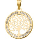 DIJE ARBOL DE LA VIDA CIRCONIA 10K - KDGD.768