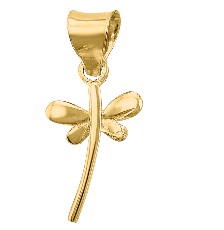 DIJE MINI LIBÉLULA 10K - KDGD.769