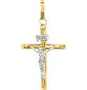 CRUZ CRISTO BLANCO 10K - KDGD.789