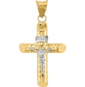 CRISTO BLANCO TUBO DIAMANTADA 10K - KDGD.790