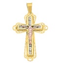 CRISTO CIRCONIA FILIGRANA 3 COLORES 10K - KDGD.795