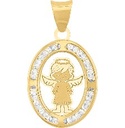 MEDALLA NIÑA ANGEL 10K - KDGM.807