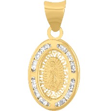 [KDGM.816] MEDALLA GUADALUPE OVAL 10K - KDGM.816