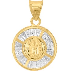 [KDGM.826] MEDALLA GUADALUPE BAGUETTE 10K - KDGM.826