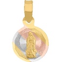MEDALLA GUADALUPE 3 COLORES 10K - KDGM.858