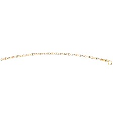 PULSERA VALENTINA 050 3 COLORES ** 18CM 10K - KDGP.882