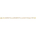 PULSERA CORAZONES 3C 18CM 10K - KDGP.894