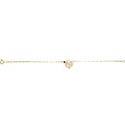 PULSERA CORAZON CANDADO 10K - KDGP.897