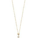 GARGANTILLA 7AROS CORAZON CZ 10K 45CM  - KDGGT.912