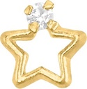 BROQUEL ESTRELLA FIGURA 14K - KDG14BQ.1017