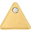 BROQUEL TRIANGULO 14K - KDG14BQ.1022