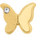 BROQUEL MARIPOSA MATE-LISA 14K - KDG14BQ.1025