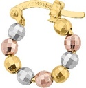 ARRACADAS BOLITAS 3 COLORES CH 14K - KDG14E.1032