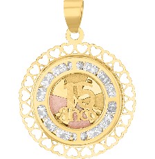 MEDALLA 15 AÑOS 14K - KDG14M.1034
