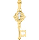 DIJE SAN BENITO LLAVE 14K - KDG14M.1036