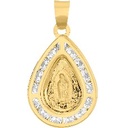 MEDALLA MINI GOTA GUADALUPE 14K - KDG14M.1040