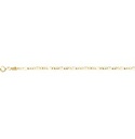 PULSERA 3X1 050 PLANA 14CM 14K - KDG14ESC.1055