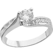 ANILLO SOLIT REMOLINO .925 - KDSIR.15e