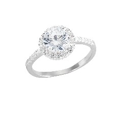 [KDSIR.16e] ANILLO SOLITARIO REDONDO CIRCS .925 - KDSIR.16e