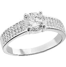 ANILLO SOLIT 3LINEAS .925 - KDSIR.22e