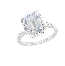 [KDSIR.24e] ANILLO CUADRO 9X7 CIRCS .925    KDSIR.24e