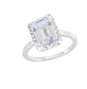 ANILLO CUADRO 9X7 CIRCS .925 - KDSIR.24e