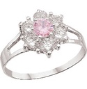 ANILLO ROSETA FLOR ROSA .925 - KDSIR.41e