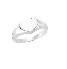 [KDSIR.49d] ANILLO CORAZON LISO .925 - KDSIR.49d