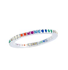 [KDSIR.59e] ANILLO CHURUMBELA DELG COLORES .925    KDSIR.59e