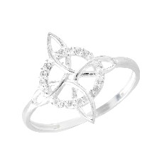 [KDSIR.67d] ANILLO NUDO CIRCONIAS .925    KDSIR.67d