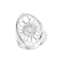 ANILLO ROMBO  DISEÑO .925 - KDSIR.78d