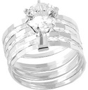ANILLO SEMANARIO CIRCONIA .925 - KDSIR.81c