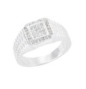 ANILLO CABALLERO CUADRO CIRCS .925 - KDSIR.88e