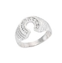 ANILLO HERRADURA CABALLERO .925 - KDSIR.89e